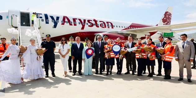 Gazipaşa-Alanya’dan Almatı ve Astana’ya Direkt Uçuşlar Başladı